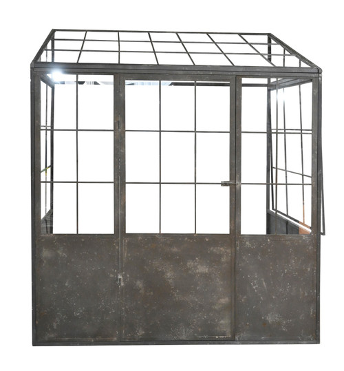 Grey Metal Vintage Green House Frame (239cm H)