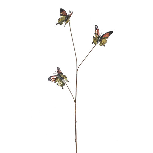  Gold Butterfly Spray (70cm)