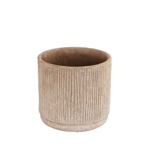 Hortus Rustic Fine Line Terracotta Pot (11cm)