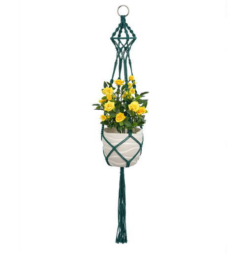 Green Macrame Hanger (105cm)
