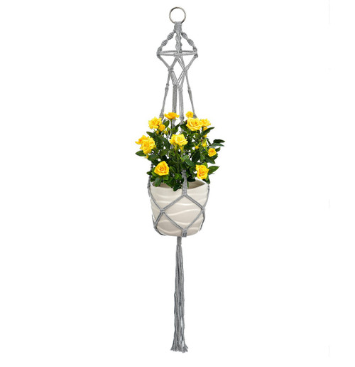 Grey Macrame Hanger (105cm)