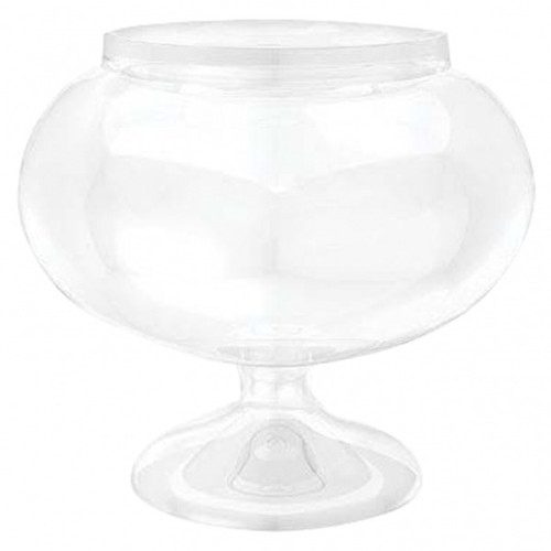 Acrylic Ball Pedestal Vase 16cm 