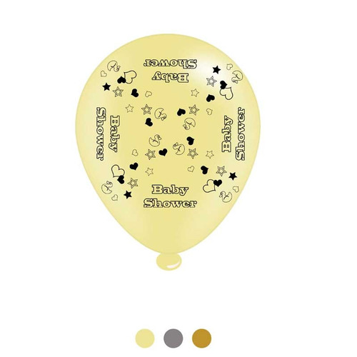 Baby Shower Latex Balloons x8 Baby Shower Latex Balloons x8