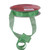 Emerald Woven Edge Organza 15mm 