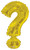 34" Gold Symbol ? Balloon
