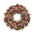 Woodland Snow Wreath with Red Berries