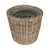 Cylinder Baskets with Liners (Set of 3)