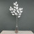 Silver Metallic Birch Leaf Spray 