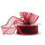 Burgundy Organza Ribbon 30mm 