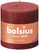 Bolsius Rustic Delicate Red Shine Pillar Candle (100mm x 100mm)