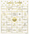 Gold Baby Bingo Kit (for 8 people)