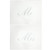Silver Mr & Mrs Placemats