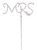 Silver Diamante Mrs Pick