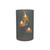 Glass Cylinder Vase with 3 Cups (20cm) 
