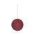 Glitter Burgundy Bauble (12cm) 