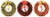 Tinsel Christmas Wreath with Bells (Assorted)