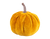 Halloween Mini Velvet Pumpkin Decorations (Pack of 3)