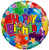 Happy Birthday Balloon Holographic (18 Inch)