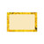 Pack of 25 Small Yellow Rose Frame Card