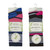 Assorted Ladies 3 Pack Stripe Bamboo Ankle Sock