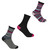 Assorted Ladies 3 Pack Stripe Bamboo Ankle Sock