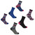 Assorted Ladies 3 Pack Stripe Bamboo Ankle Sock