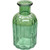 Green Flora Bottle Glass Vase (10.5cm)