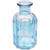 Blue Flora Bottle Glass Vase (10.5cm)