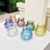 Green Veneto Bubble Glass Jar Vase (7.5cm)