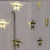 Grey Hand Tie Bag with Gold Bees (Pack of 10)