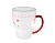 Festive Glass Quote Mug (Assorted Designs)