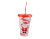 Christmas Cup With Twist Straw (Assorted Designs)