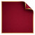 Korean Style Pre Cut Cello Wrap Sheets - Wine Red with Gold Border (100 Sheets)