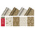 Gold & Cream Contemporary Christmas Wrap (4m) (Assorted Designs)