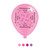 Christening Girl Latex Balloons x8
