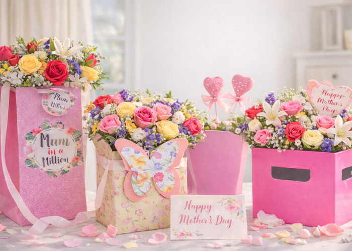 Mothers day  boxes and bags 