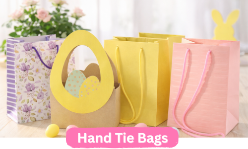 Easter Hand Tie Bags 