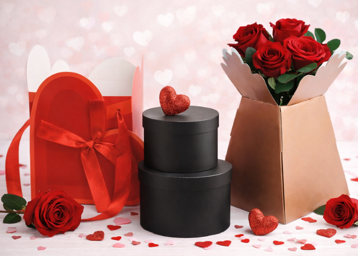 Valentine boxes and bags 