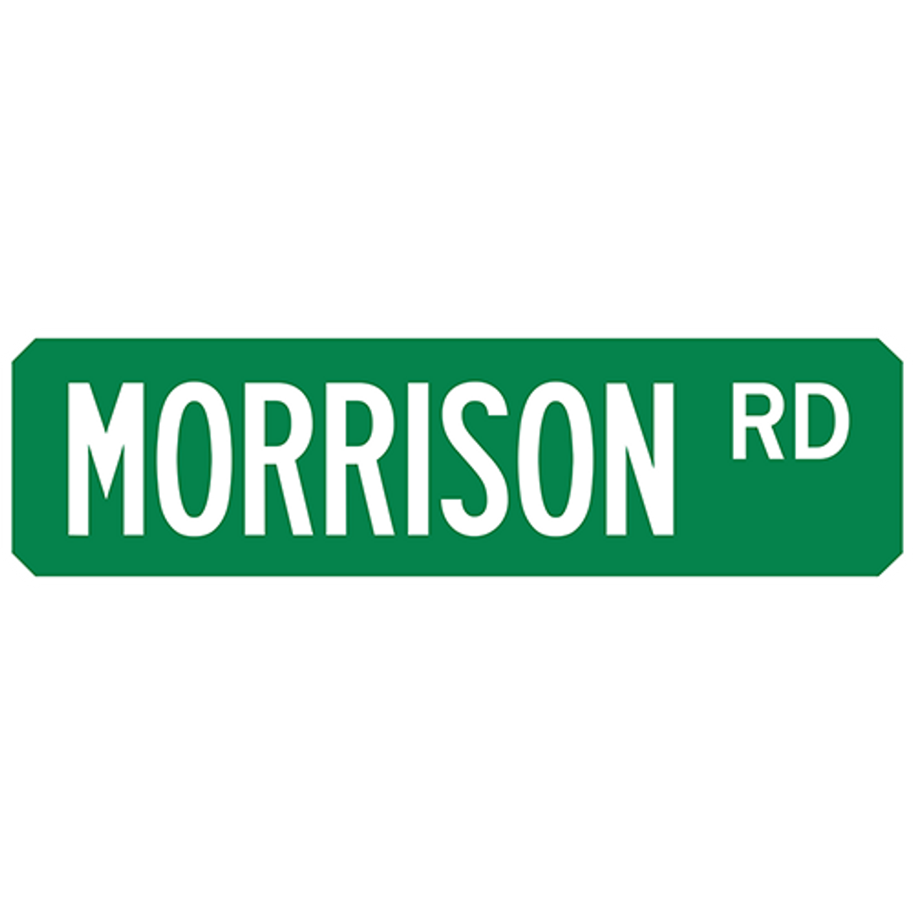 Morrison Rd Street Sign Muncie