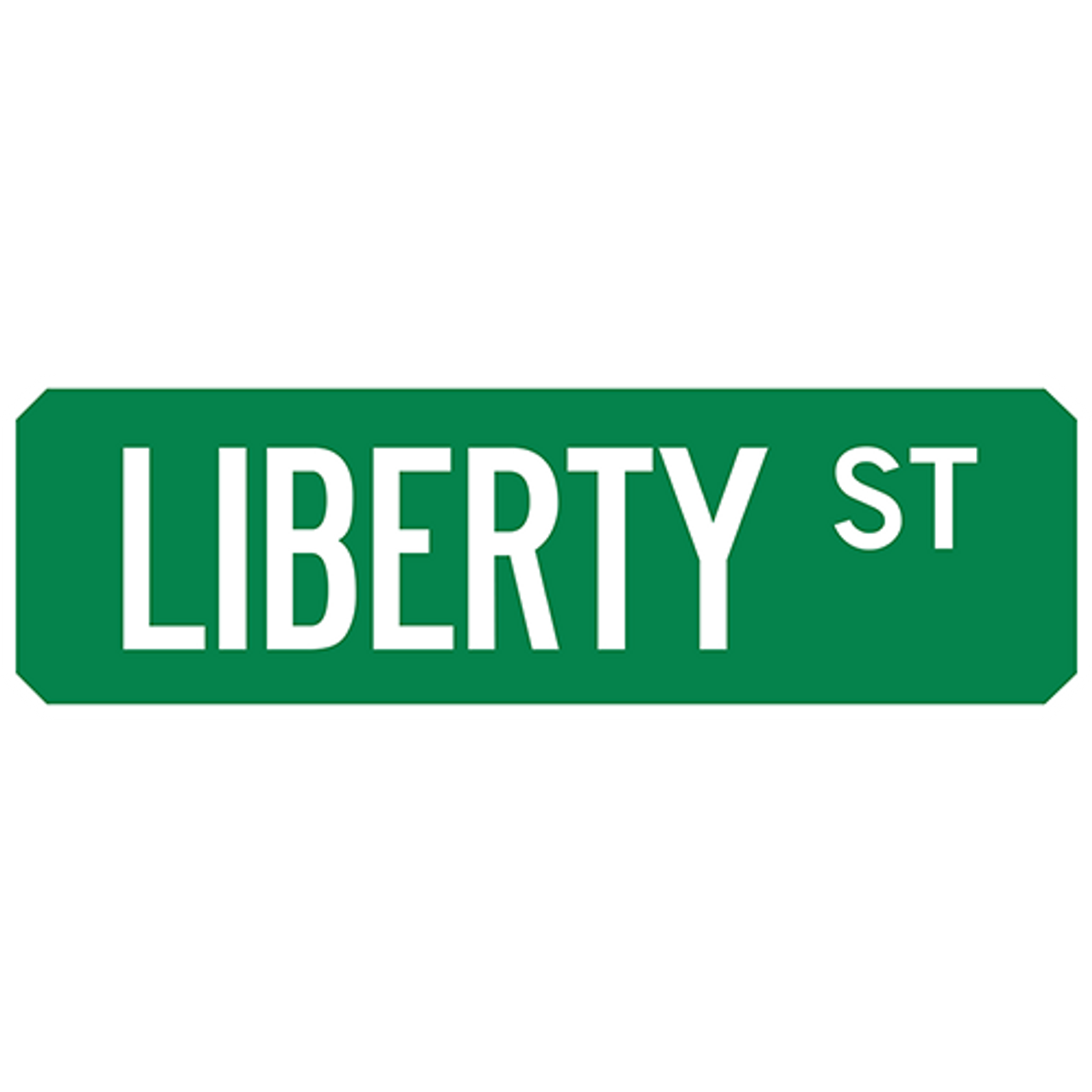 Liberty St Street Sign Muncie