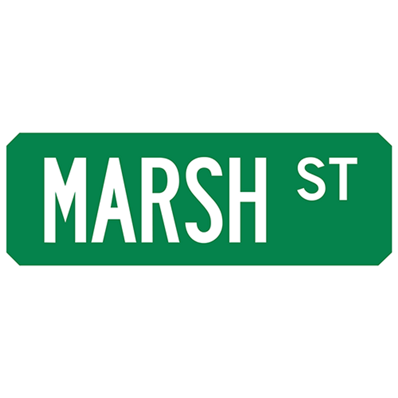 Marsh St Street Sign Muncie
