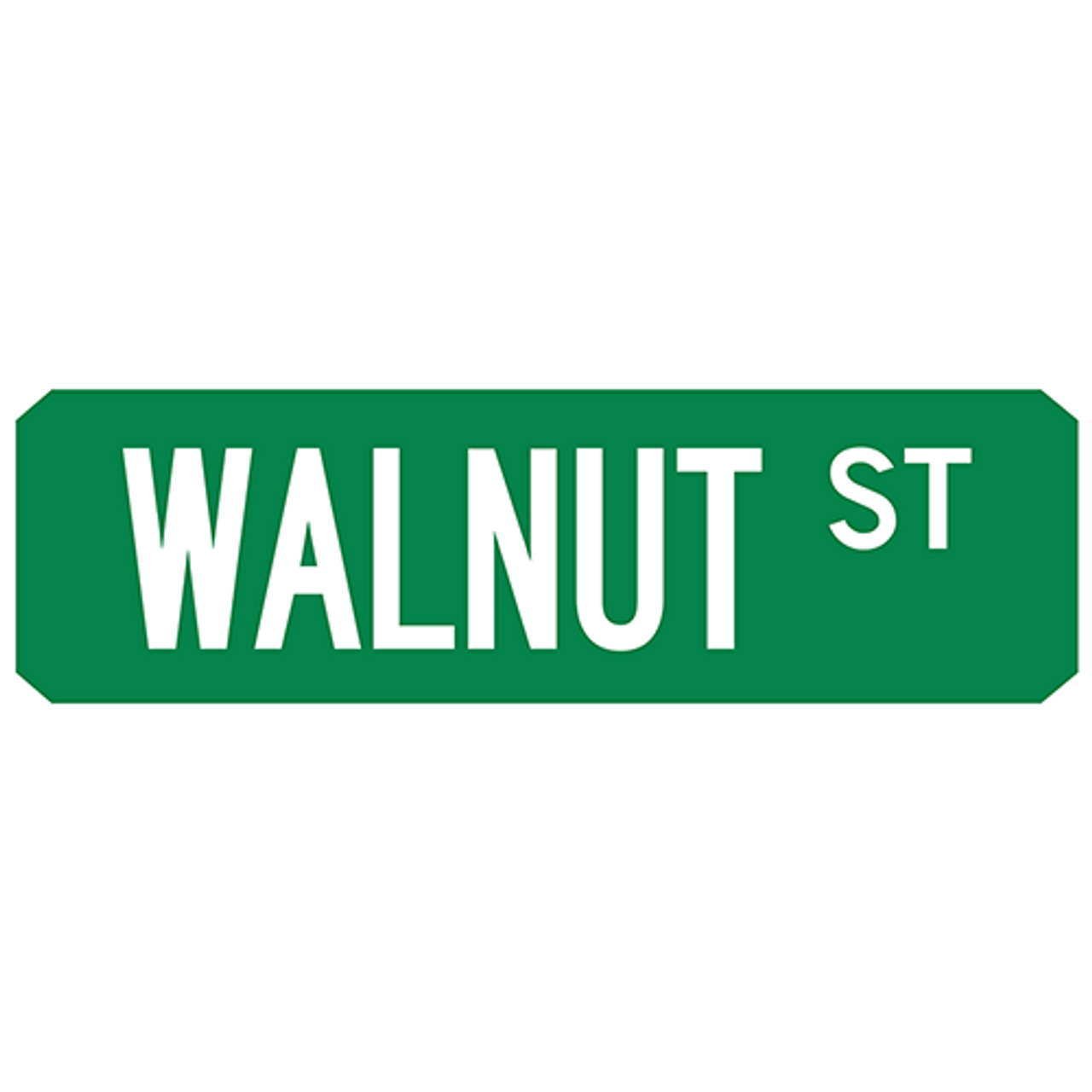 Walnut St Street Sign Muncie