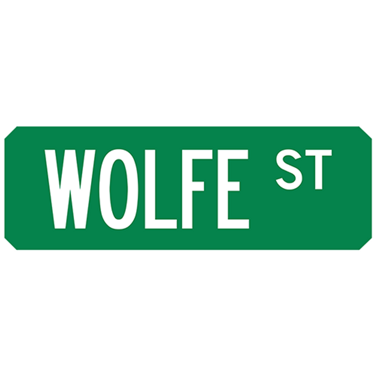 Wolfe St Street Sign Muncie