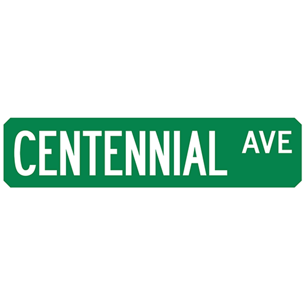Centennial Ave Street Sign Muncie
