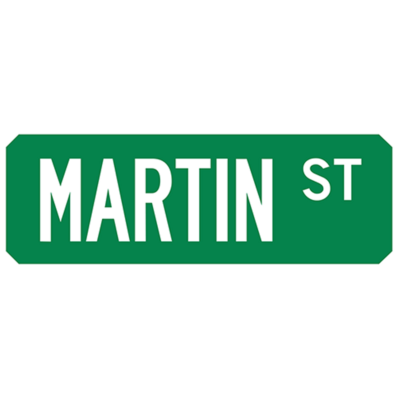 Martin St Street Sign Muncie