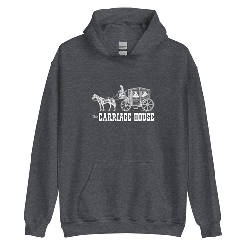A mockup of the Carriage House Restaurant Hoodie