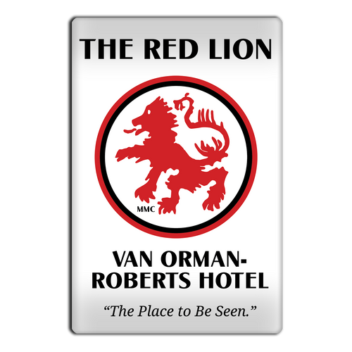 Red Lion Van Orman-Roberts Hotel Magnet