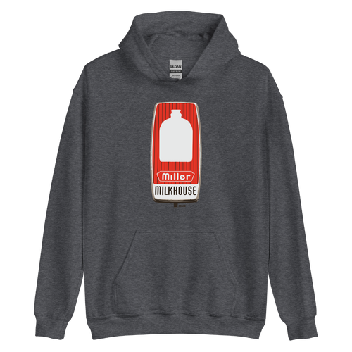 A mockup of the Miller Milkhouse Hoodie