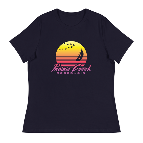 Prairie Creek 1980s Sunset Ladies Tee