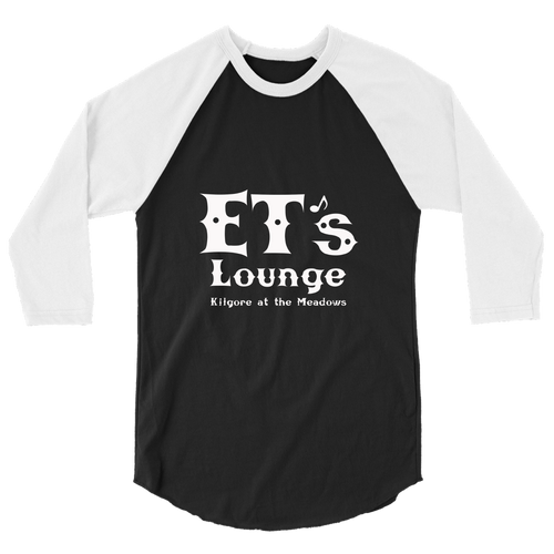 A mockup of the ET's Lounge Raglan 3/4 Sleeve